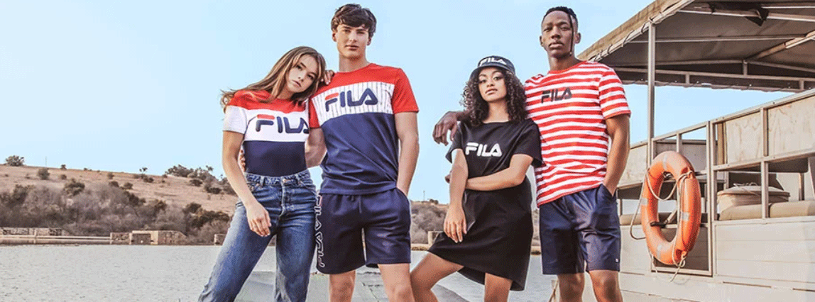Ensemble fila sales bleu blanc rouge