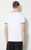 FRED PERRY TWIN TIPPED POLO WHITE.BLK M3600-200