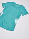 ADIDAS KIDS AR 3 STRIPE TEE AQUA HD4349