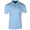 Boss Paddy Tipped Polo Shirt Natural Light Blue 50469055-450