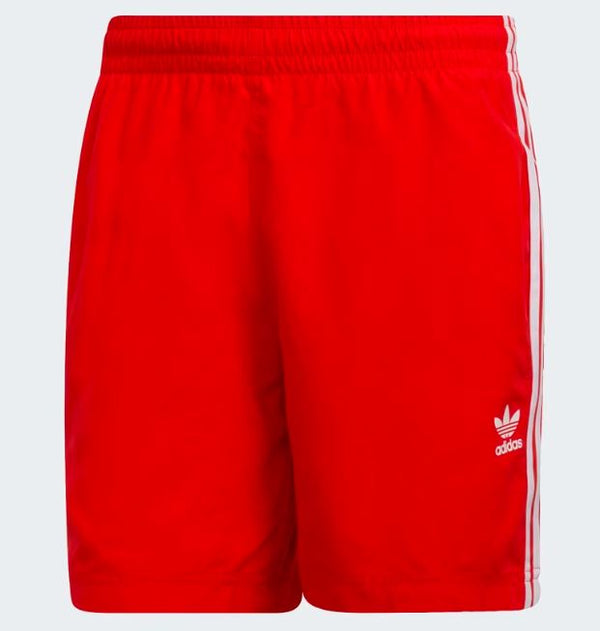mens red adidas swim shorts