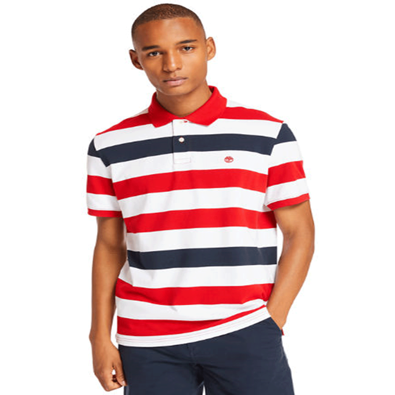 Timberland cheap striped polo