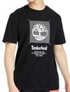 TIMBERLAND TFO YC SS FRONT BOX TEE BLACK TB0A2D62-001