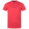 FRED PERRY EMBROIDERED TEE WASHED RED M4580-279