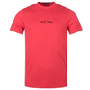 FRED PERRY EMBROIDERED TEE WASHED RED M4580-279