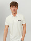 JACK &amp; JONES JORTONS POLO TOP CLOUD DANCER 12186778