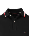 TOMMY HILFIGER TIPPED SLIM POLO MW0MW13080-BDS freeshipping - Benson66