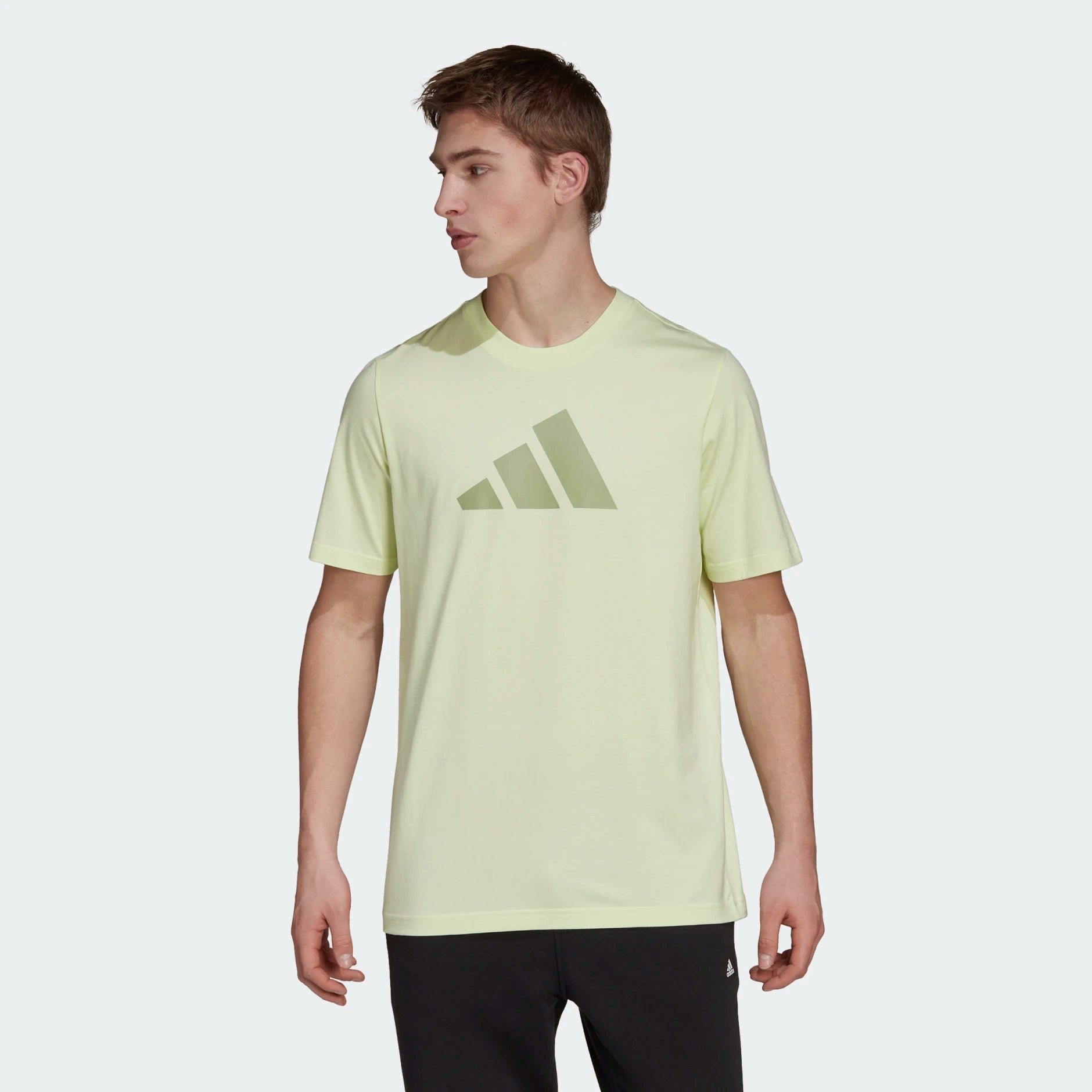 Lime green sales adidas t shirt