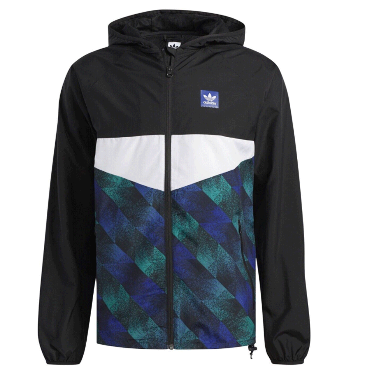 Adidas TOWNING JACKET BLK BLU GRN DU8380