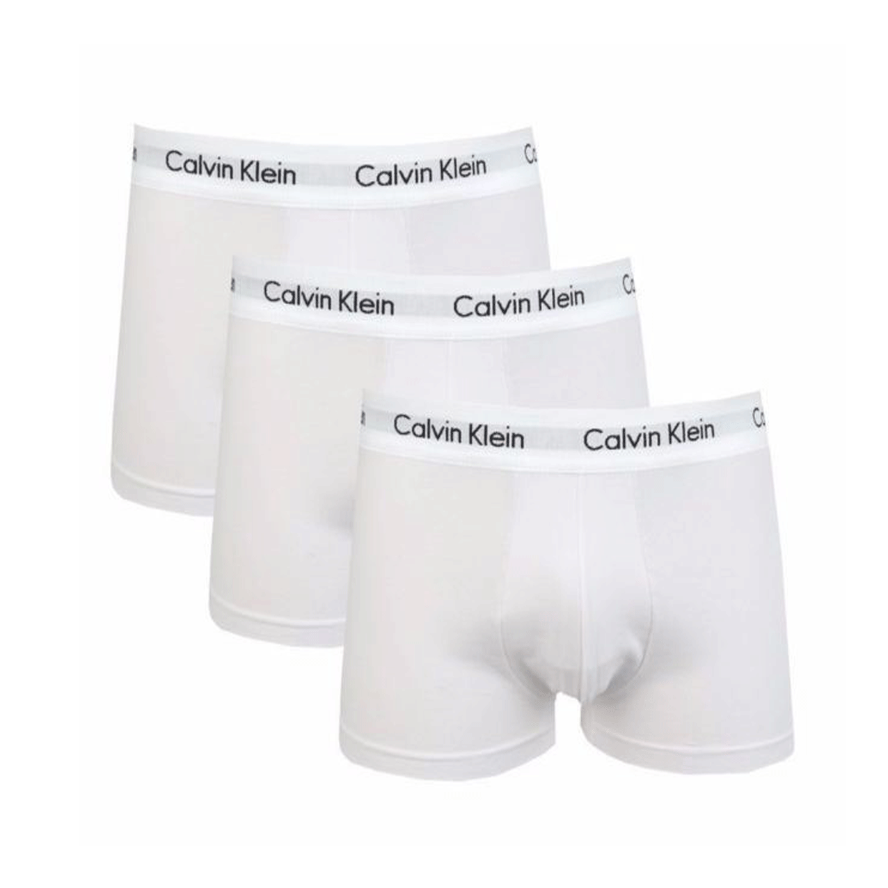 Men's Calvin Klein Cotton 3 Pack Underwear Boxers Low Rise Trunks Briefs U2662G-100 freeshipping - Benson66