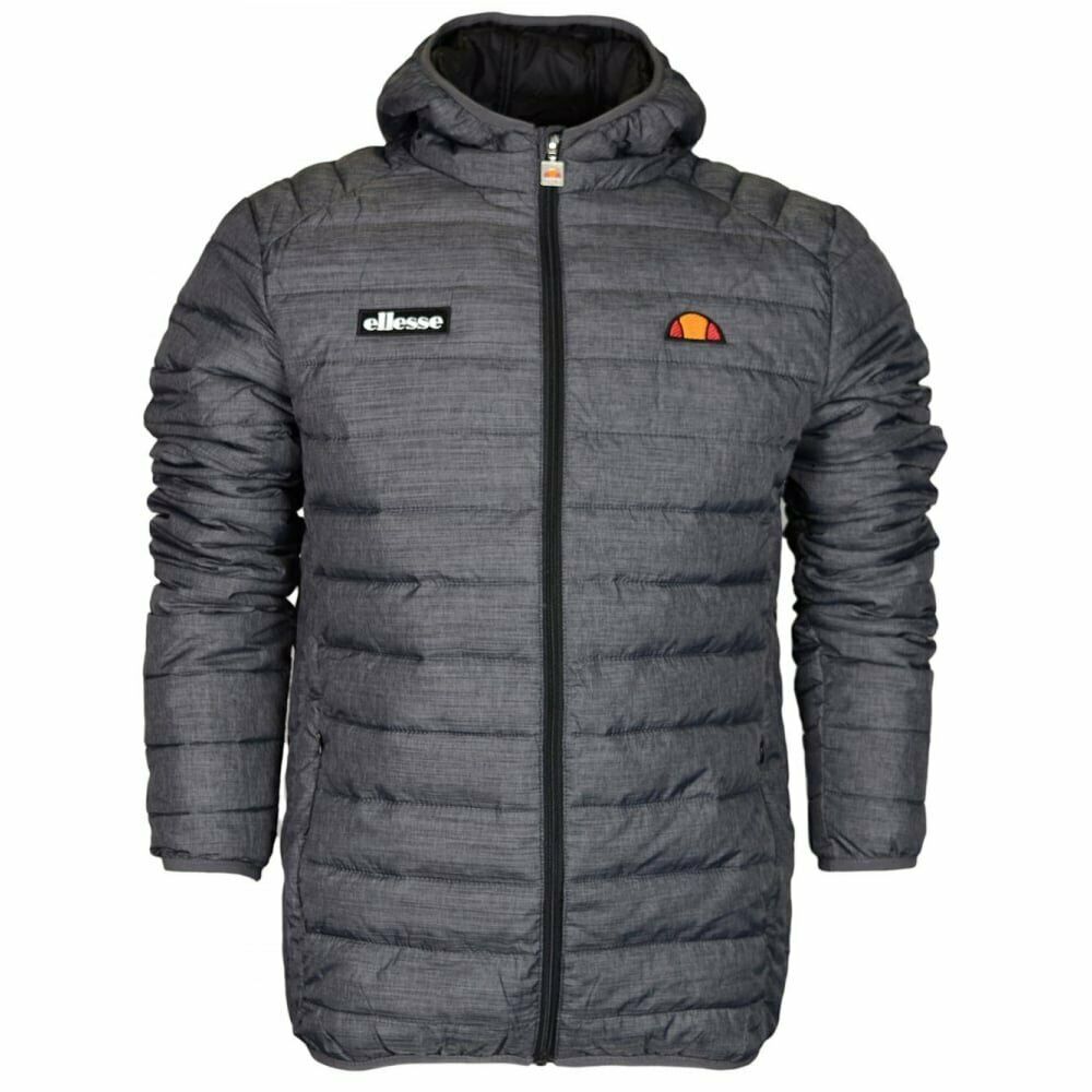 Ellesse Mens Full Zip Padded Jacket Coat Classic Hoodie SHS01115-106 freeshipping - Benson66