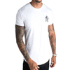 GYM KING Longline Fitted Tee Shirt GK Mens T-Shirt  - Benson66