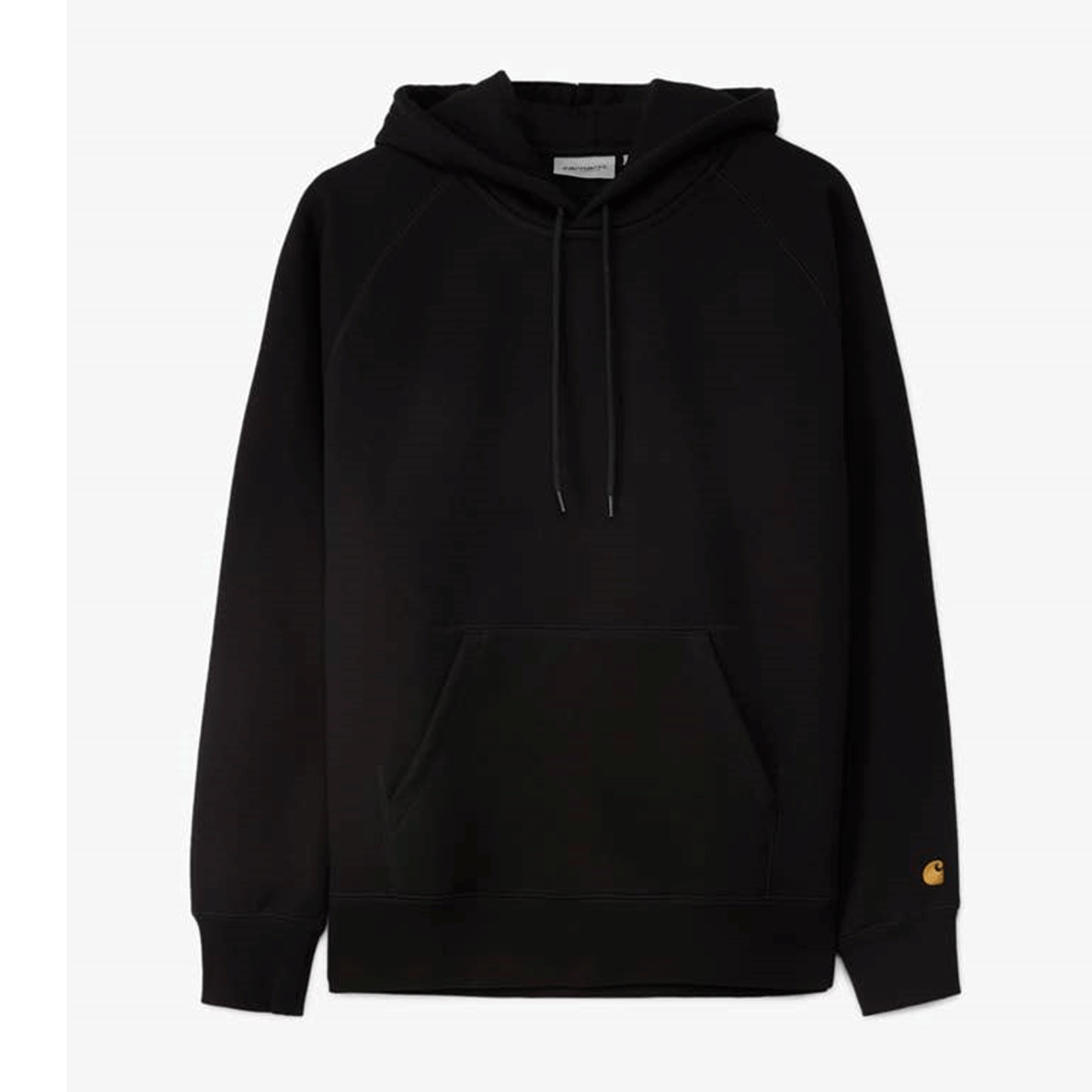 CARHARTT  CHASE HOODED SWEAT BLACK/GOLD I026384-00FXX