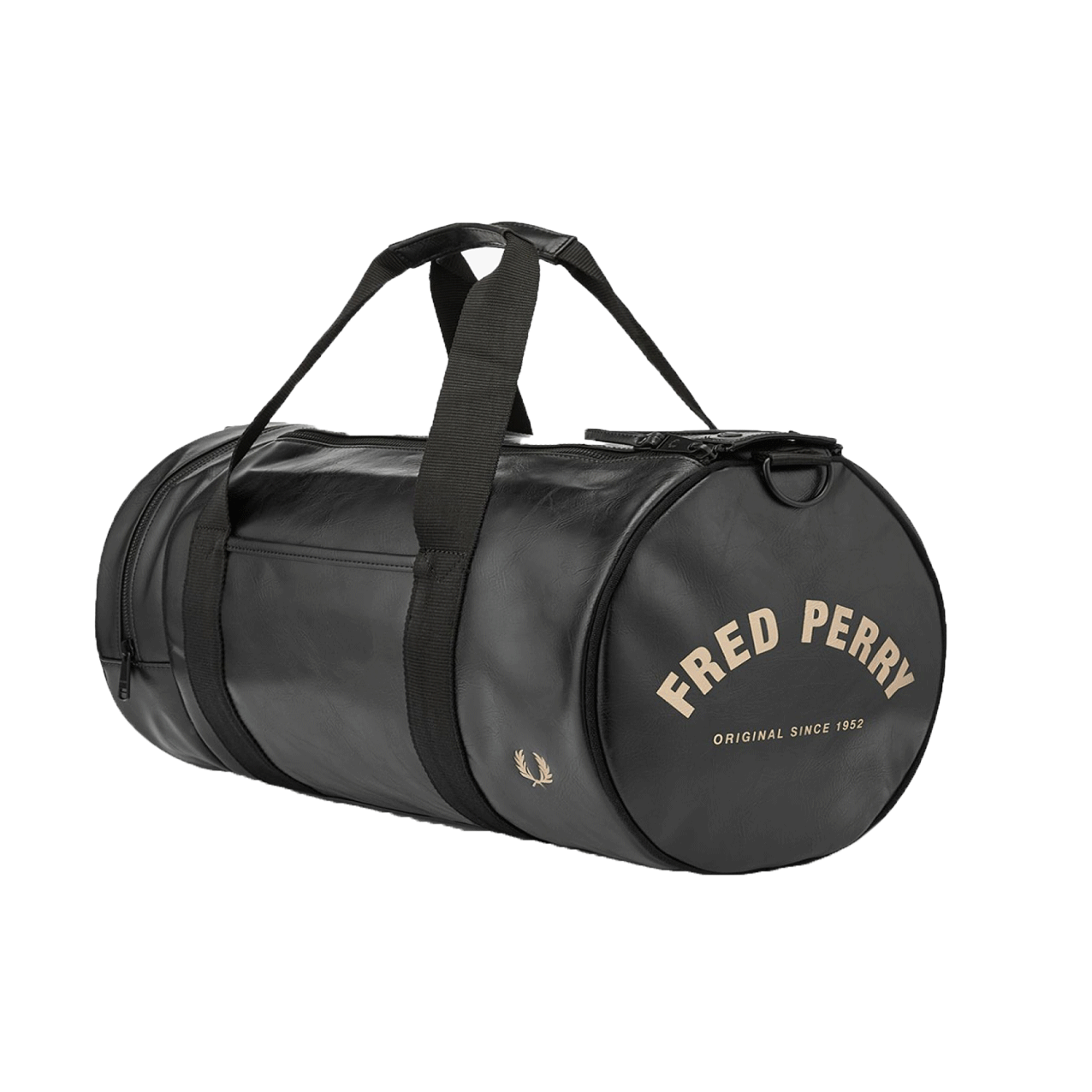 Fred Perry TONAL PU BARREL BAG BLACK L7223-102