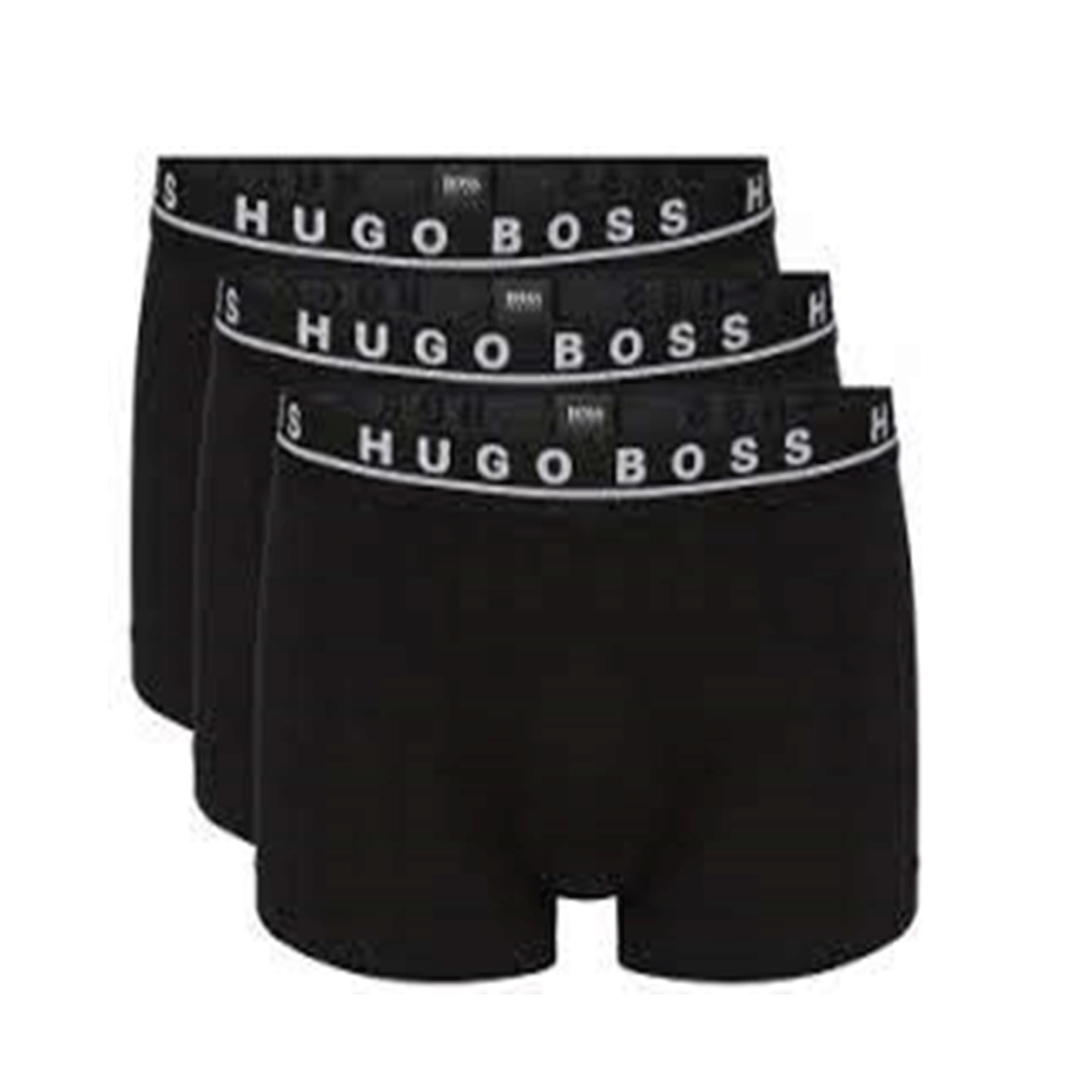 HUGO BOSS 3 PACK TRUNK BOXERS BLACK 50325403-001