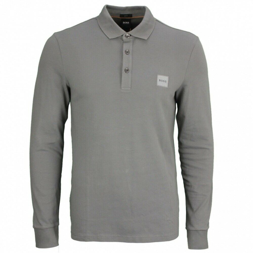 Hugo Boss Passerby L/S Polo Shirt D Grey 50462783-029