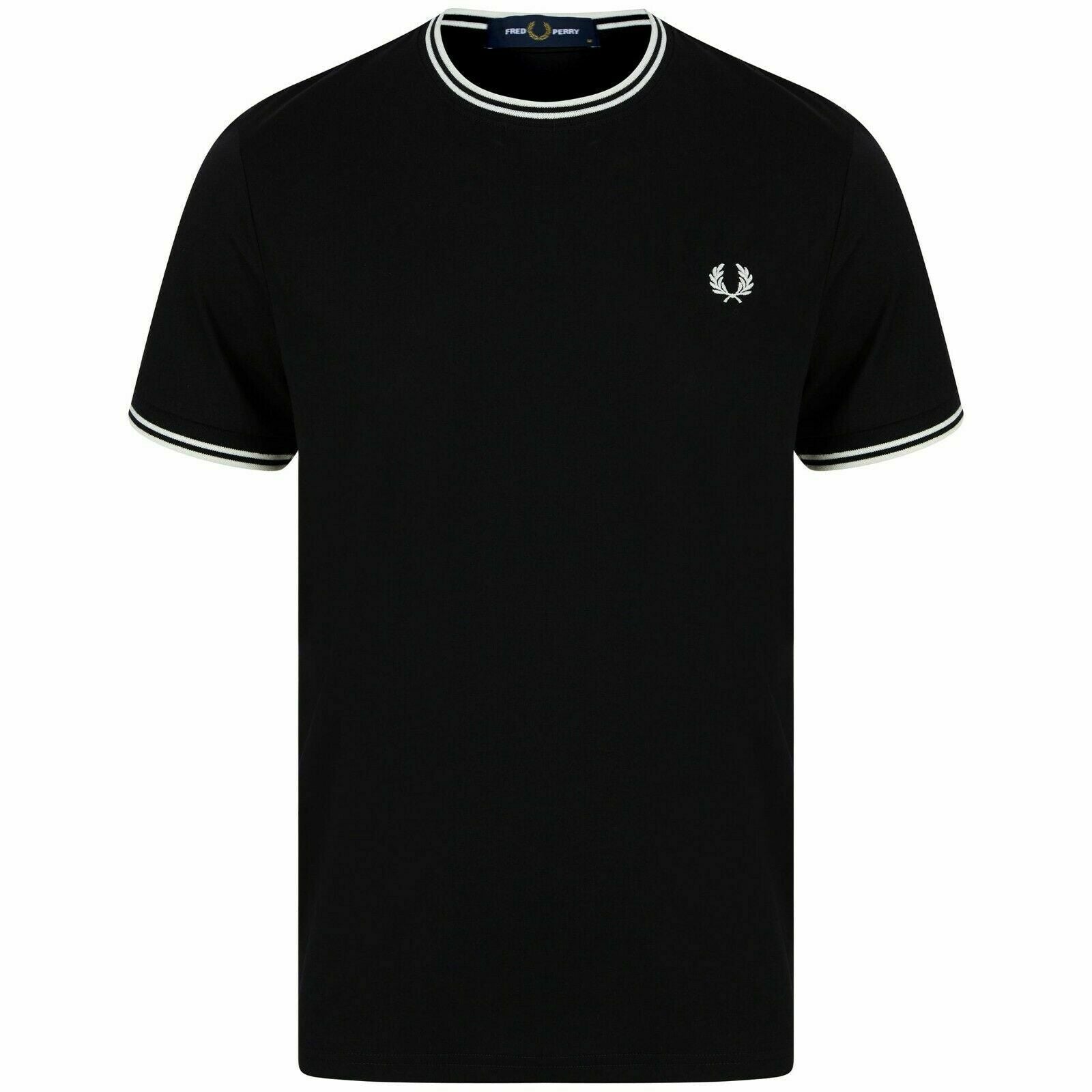 Fred Perry Twin Tipped   Short Sleeve T-Shirt  M1588-102 freeshipping - Benson66